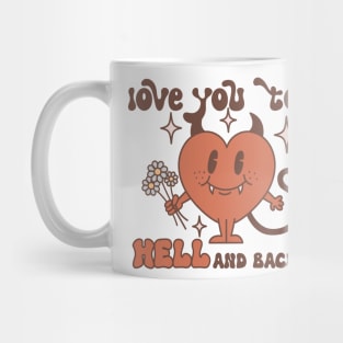 Cute Devil Heart Halloween Mug